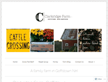 Tablet Screenshot of clarkridgefarm.org